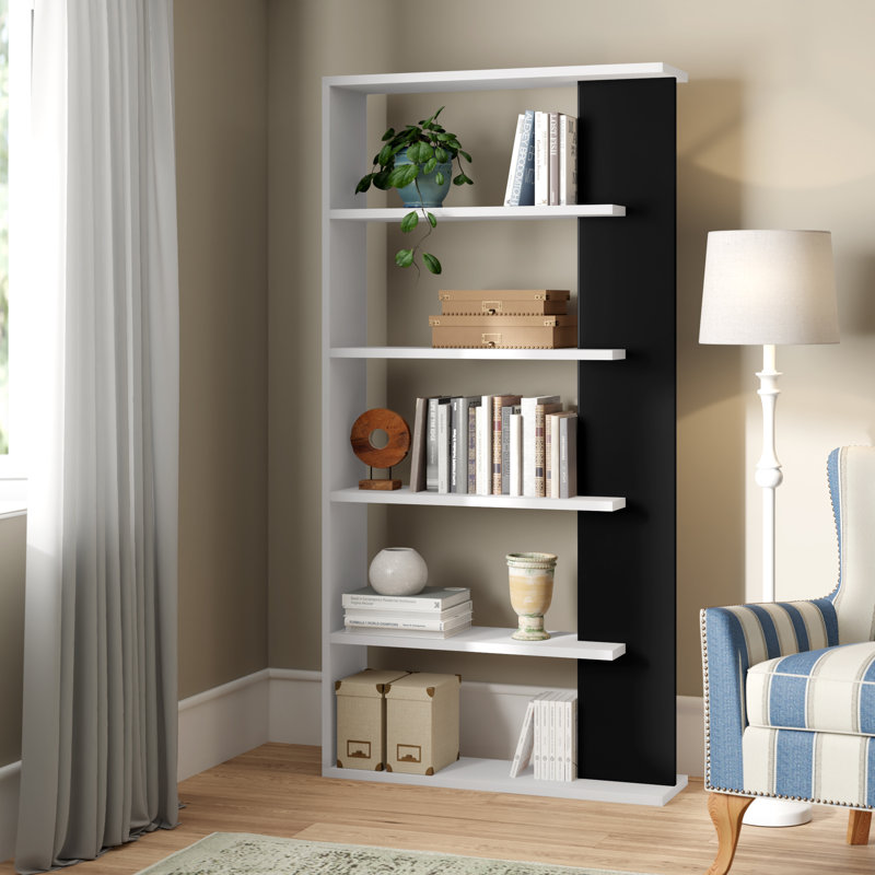 Metro Lane Tall Wide 180cm Standard Bookcase & Reviews Wayfair.co.uk